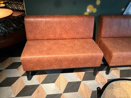 Brown/black Wall bench