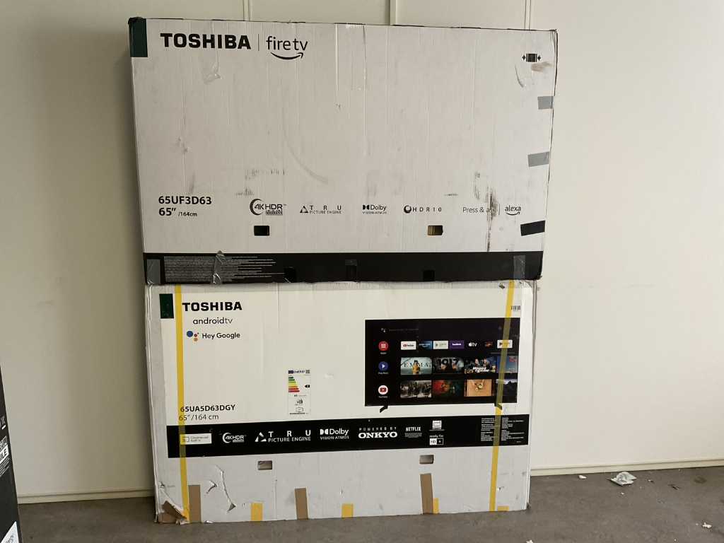 Téléviseur Toshiba 65 pouces (2x)