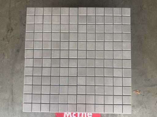 Vitra Felino Taupe 30x30 cm Mozaïek tegel 10 m²