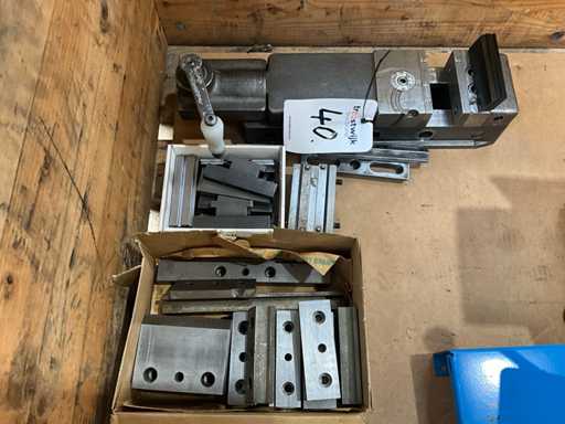 Gressel machinebankschroef met accessoires