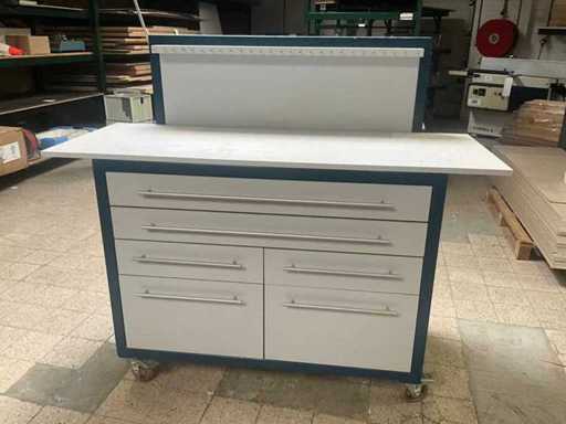 Banco da lavoro/mobile mobile con contenuti