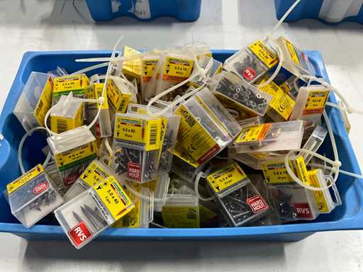 Rotadrill Varie viti: acciaio inox, zincato e ottone (100x)