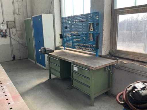 Werkbank zonder inhoud