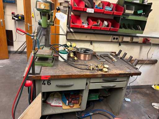   Workbench with contents