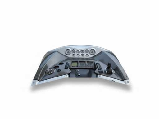 Cranchi Mediterranee 43 tableau d’instruments gris métallique - 33356094