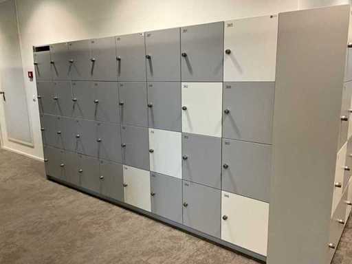 Wooden Locker Cabinet