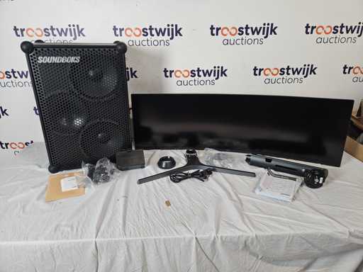 Samsung ViewFinity S49A950UIP - UltraWide Dual Quad HD QLED - 60hz - 49 Inch + SOUNDBOKS Gen 4