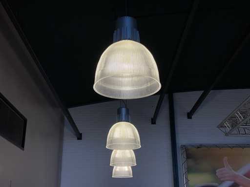 Lampe suspendue industrielle Holophane (4x)