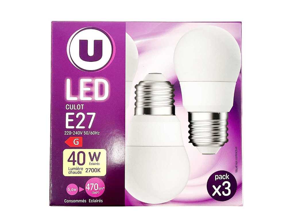 Energetic - led-lamp e27 3-pack (102x)