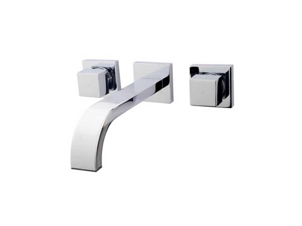 Wiesbaden Rombo basin mixer - concealed - 2-handle - chrome