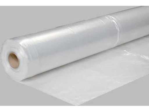 Transparent 0.20 MM - 2M x 50M Roll Ecoclair Construction Foil (60x)