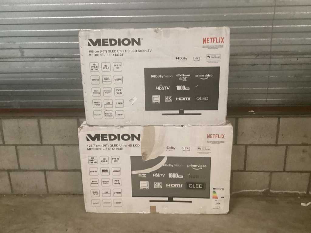 Medion - Qled - TV-Geräte (2x)