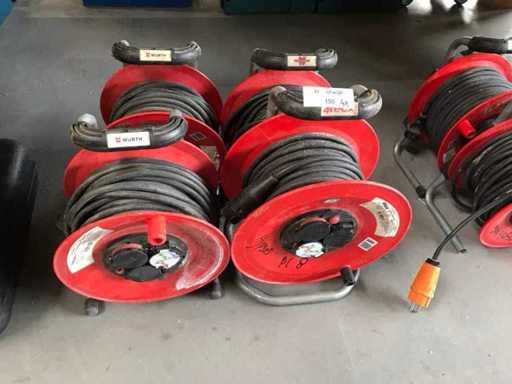 Würth-Verlängerungskabel (4x)
