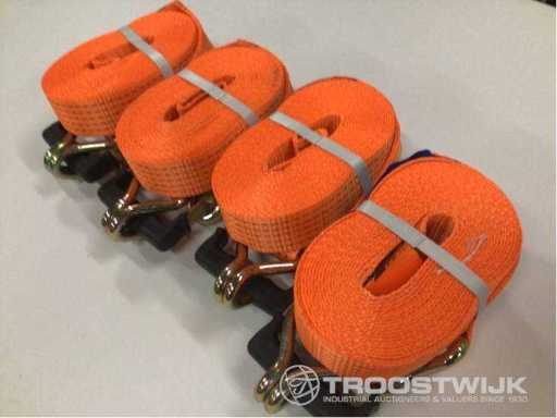 Facile à utiliser - 5 tonnes - Sangle à cliquet (4x)