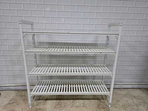 Plastikowy regał na półki