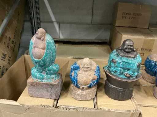 Partij diverse decoratie beelden H19/13/20cm (202x)