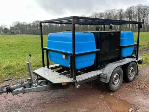 Remorque de nettoyage haute pression Hapert K2000 de 1996