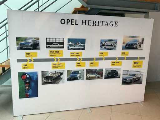 Opel advertising banner 