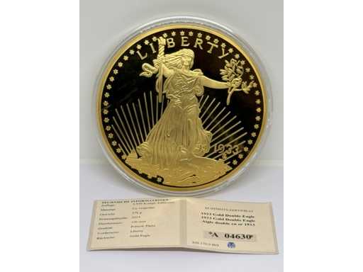 1933 Złoty Medal Podwójnego Orła 100 mm