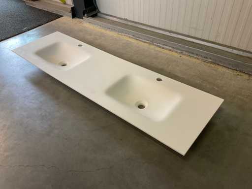 Mondiaz Lavello 140 cm con foro per rubinetteria