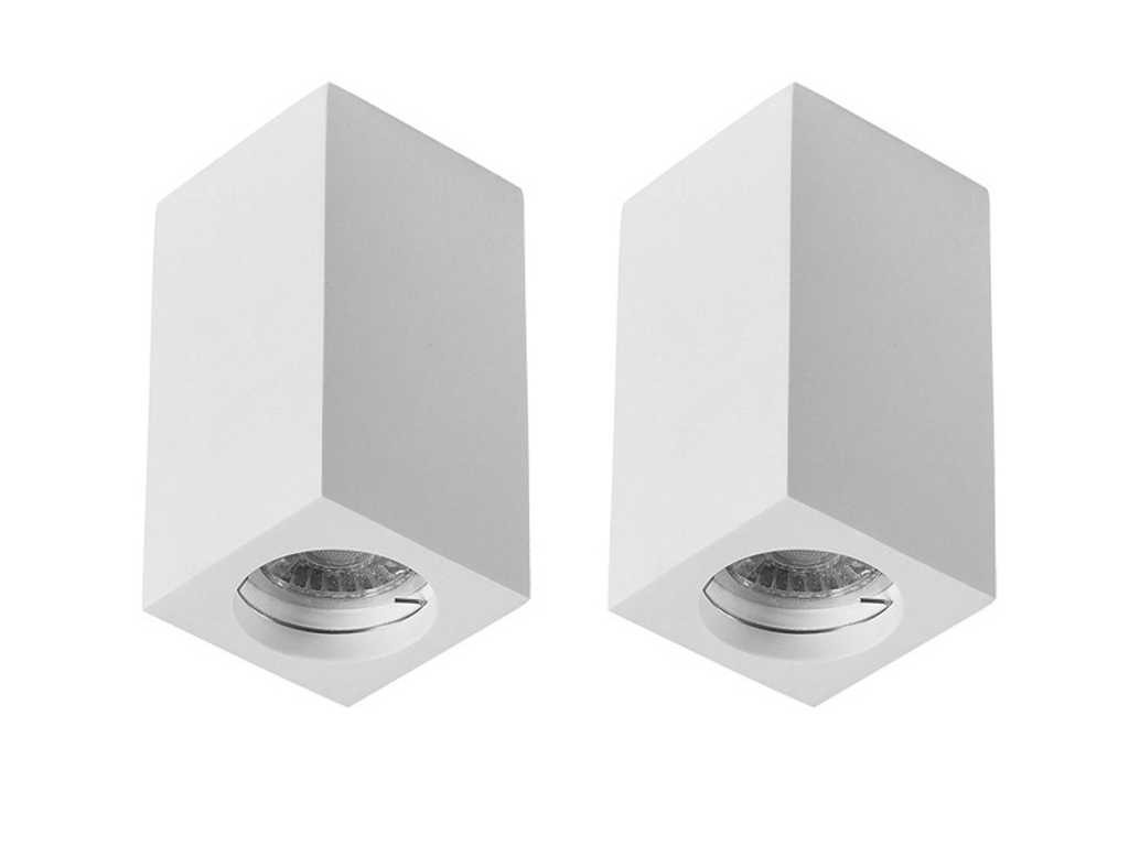18 x Pure Series Bloq 1.0 surface-mounted spotlights 