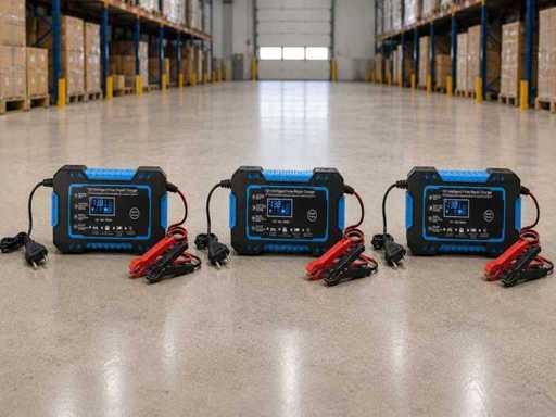 Battery charger - 12V 4/6/8A 3 pieces (3x)